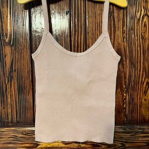 Rhythm Ribbed pale pink Camisole
